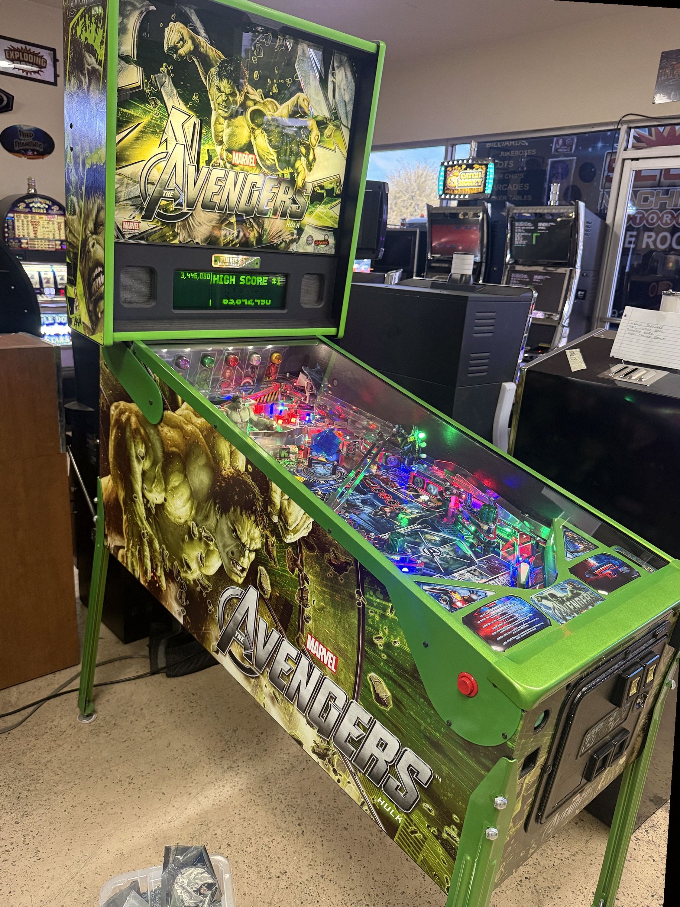 Avengers Hulk Edition Stern Pinball