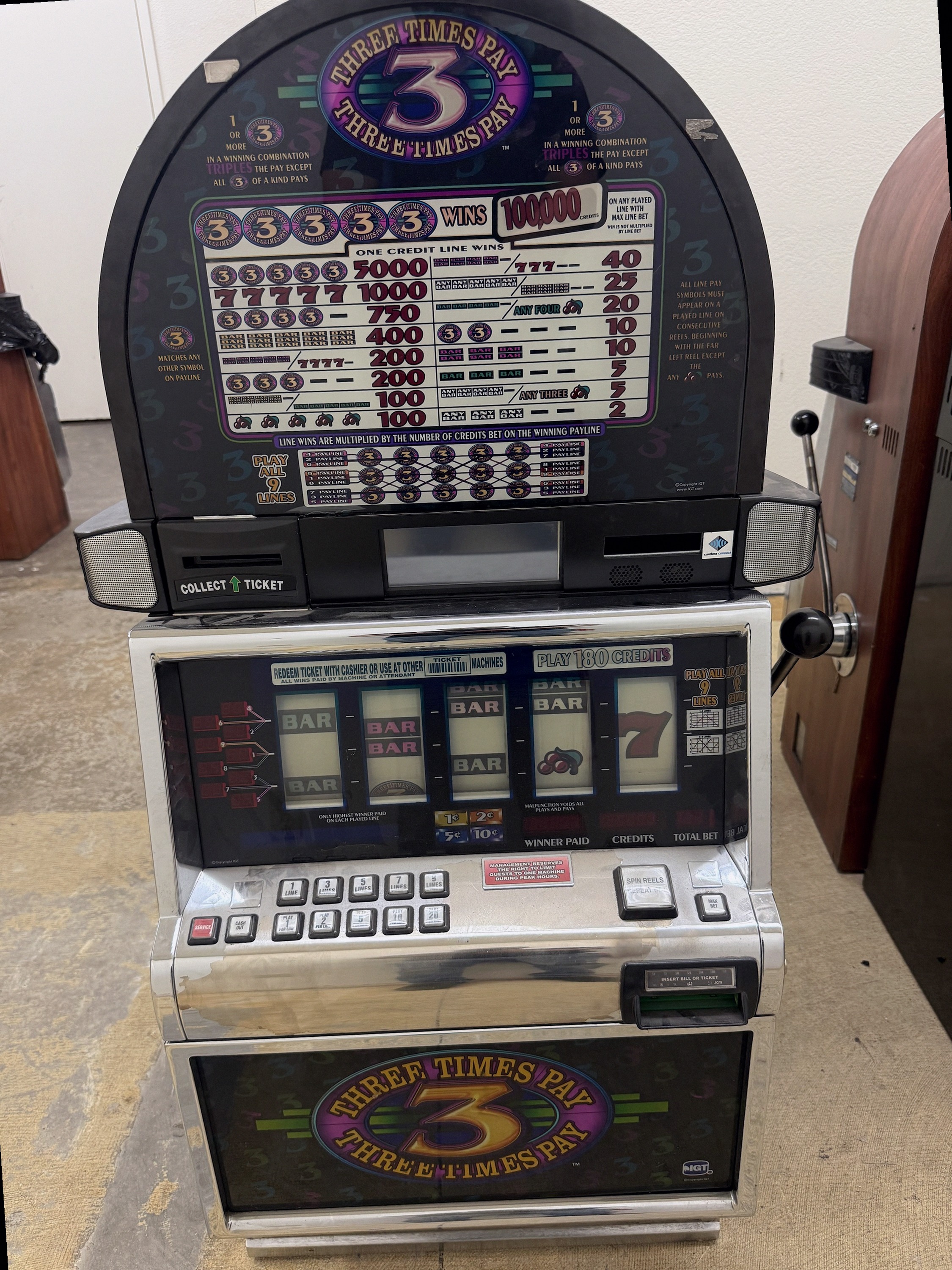 IGT Reel Spinner 3 Times Pay