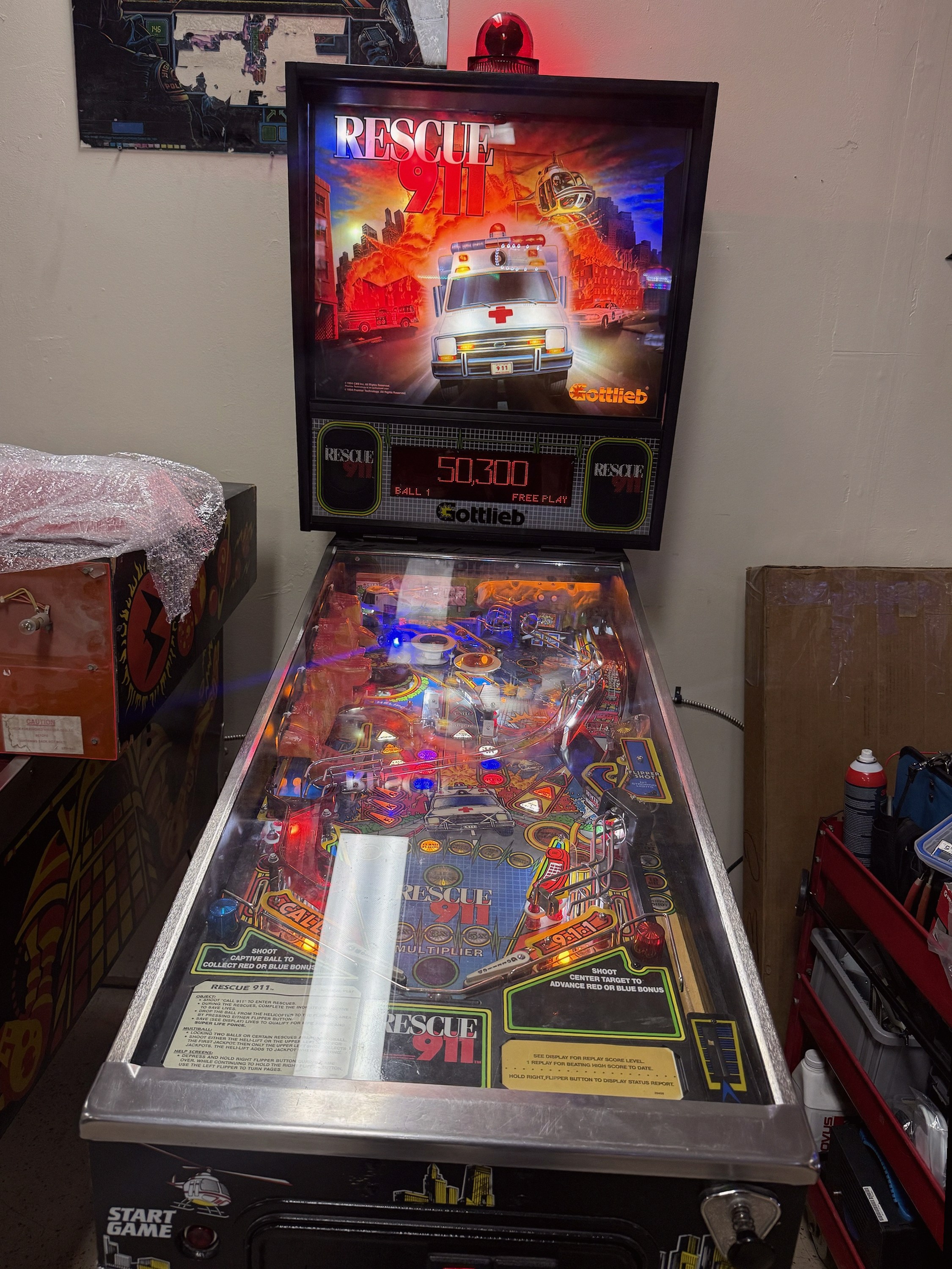 Rescue 911 Pinball